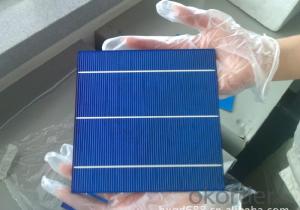 High Current Solar Cell 17.4% Polycrystalline Silicon Solar Cell Price