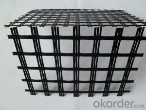 PP Unxial Geogrid/ Fiberglass Geogrid with High Strength