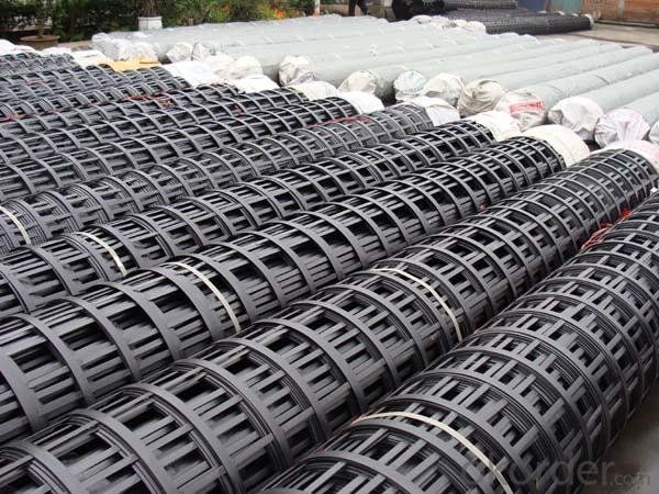 Biaxial Steel Plastic Composite Geogrid System 1