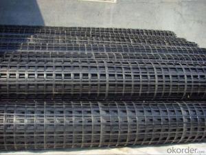 PVC Coated Polyester/Fiberglass Geogrid with High Strength System 1