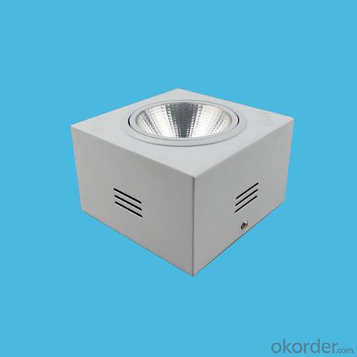 10W Square CREE cob led ceiling light with surface mounted System 1