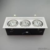 Led grille light dimmable 3pcs 30w cob led spotlight