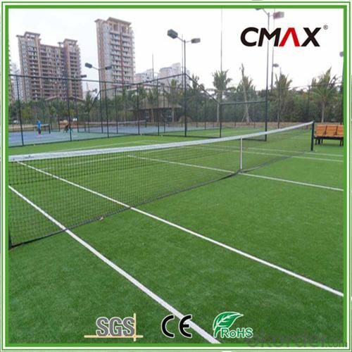 3/8 Inch Dark Green Tennis Court Grass with 20mm Height System 1