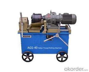 Rebar Taper and Parallel Threading Machine / Threading machine AGS-40