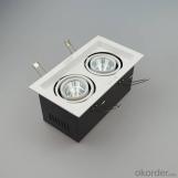 Led COB Grile downlight double-headed 2*6W  for CE or ROHS