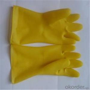 Latex Household Gloves Waterproof Long Gloves
