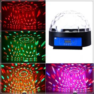 RGB LED Stage Light Mini Magic Ball Effect MP3 Control for Disco DJ Party