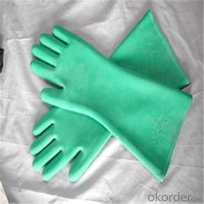 Disposable Nitrile Latex Working Glove  Waterproof Long Gloves System 1
