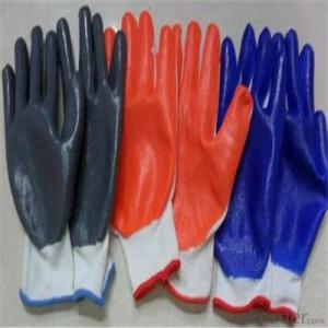 Seamless Knitted Nitrile Working Glove  Waterproof Long Gloves