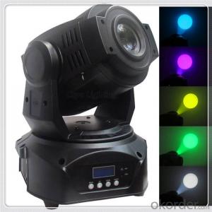 2X 15W LED Mini Moving Head Spot RGB Stage Lighting  DJ Party Light Gobos Club
