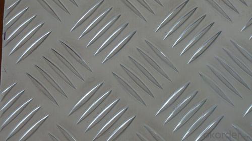 China Thin Aluminum Sheets - 3003 H122 Anti-Slip 3/5 Bars Embossed Diamond Aluminum Plate System 1