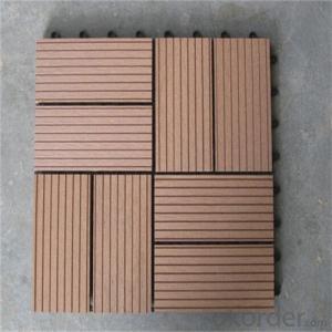 WPC Wooden Floor Tiles With Anti-slip Cheap Price Outside China