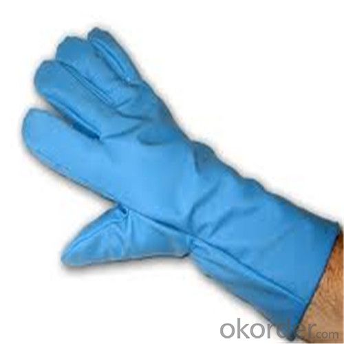 Low Temperature Resistant Leather Cryogenic Gloves with High Quality System 1