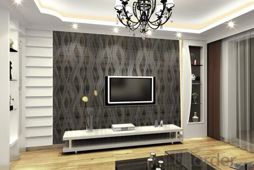 PVC Wallpaper 3D Wallpapers Light Emperador Stone Mosaics System 1