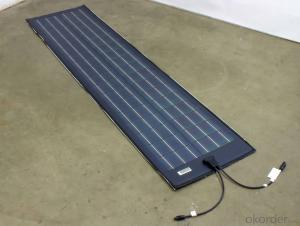 100W ETFE Material Semi Flexible Solar Panel System 1
