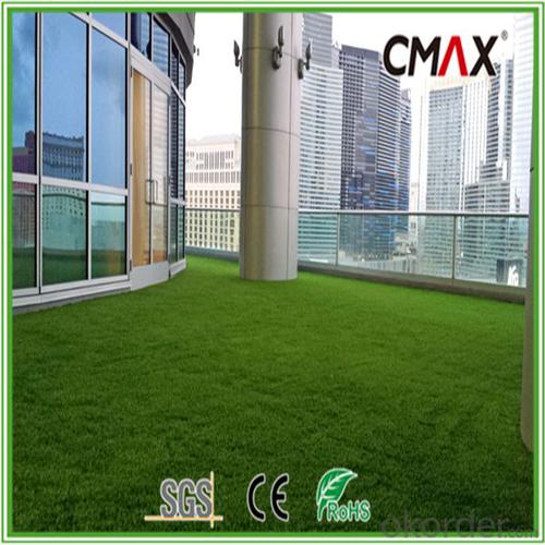 20mm PE Material Outdoor Rooftop Artificial Grass System 1