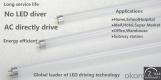 4' Led Tubes high luminous efficacy AC directly drive