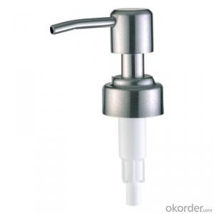 brushed stainless steel lotion pump  MZ-07-3
