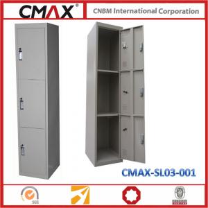 3 Doors Steel Locker with Customized Size & Combination for School Gym Cmax-SL03-001