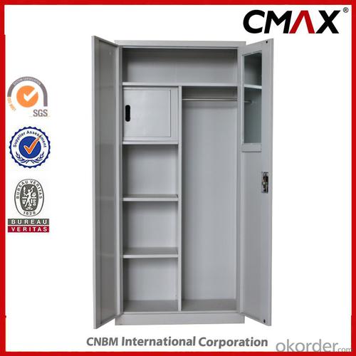 Swing Door Office Filing Cupboard with Safe inside System 1