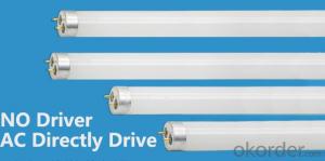 LED T8 Tube 10W 600mm glass tube AC drive System 1