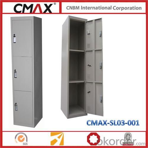 3 Doors KD type Steel Locker CMAX-SL03-001 System 1