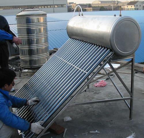 Stainless Steel Non-pressure Solar Water Heaters Cheap Price System 1