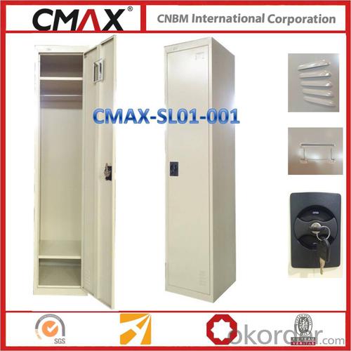 Single Door Steel Locker Labor School Changing Room Usage Cmax-SL1001 System 1