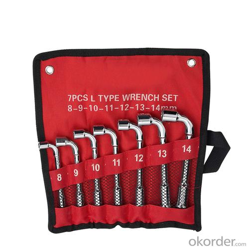 L Type Perforation Socket  Wrench Carbon steel Wrench Hand Tools System 1