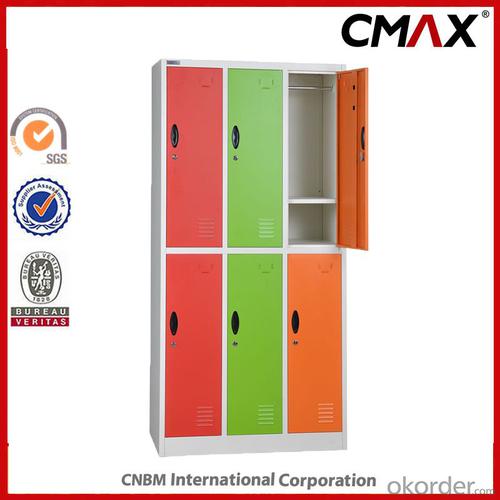 Steel Multi-doors Locker School Colorful Locker 6 Doors Gym Locker Metal Cabinet System 1