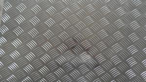 Cold Rolled Stucco Embossed Aluminium Checker Plate 5 Bars