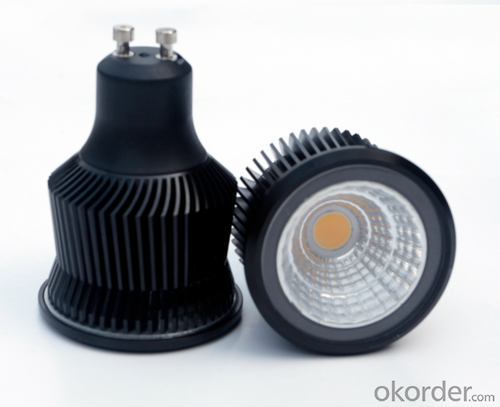 9W LED SPOTLIGHT-COB LED- GU10 PRESSED ALUMINUM System 1