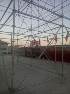 Steel Ringlock Scaffolding in China Construction