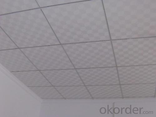 Acoustic High-Quality PVC Faced Gypsum Ceiling Tiles System 1