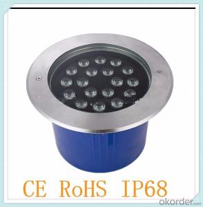 Stainless steel LED high power buried lights and swimming pool lights System 1