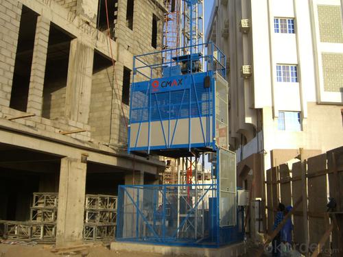 SINGLE CAGE CONSTRUCTION LIFT ELEVATOR HOIST MODEL SC200 System 1