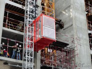 SINGLE CAGE CONSTRUCTION LIFT ELEVATOR HOIST MODEL SC320G