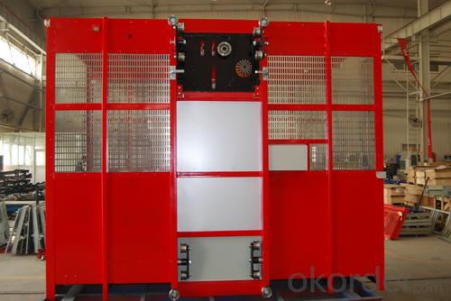 TWIN CAGE CONSTRUCTION LIFT ELEVATOR HOIST MODEL SC320/320G System 1