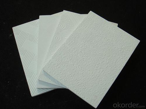 Low Price New Design Laminated PVC Gypsum Ceiling Tiles System 1