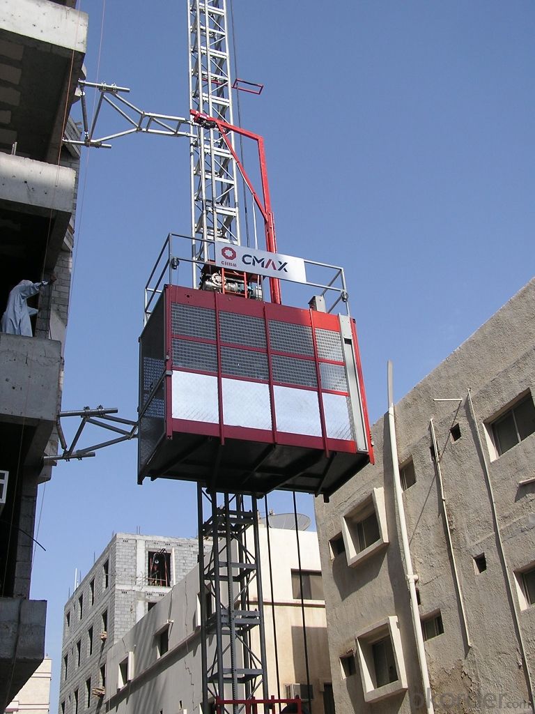 SINGLE CAGE CONSTRUCTION LIFT ELEVATOR HOIST MODEL SC320G