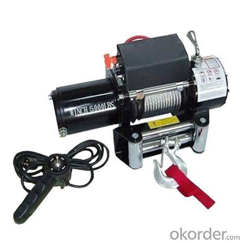 Electric Winch 12v/24 Handheld Remote with Steel Cable System 1