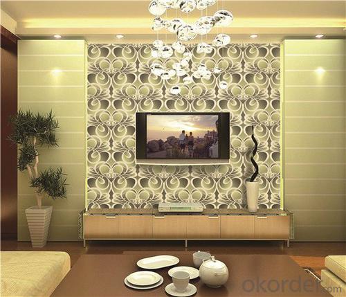 PVC Wallpaper CNBM 2016 Similar Xorel Style Fabric Wallpaper System 1