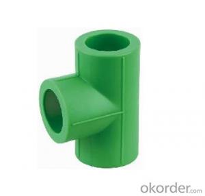 PPR Green Pipes Fittings Tee with high quality