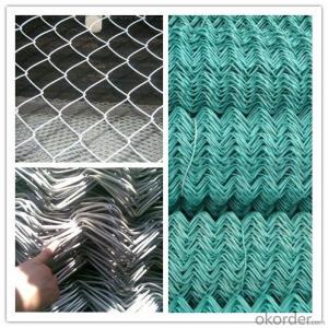 PVC Coated Security Wire Mesh Chain Link Fence in High Quality