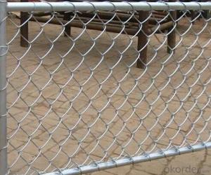 PVC Coated /Galvanized Chain Link Fence for Construction Factory Price ...