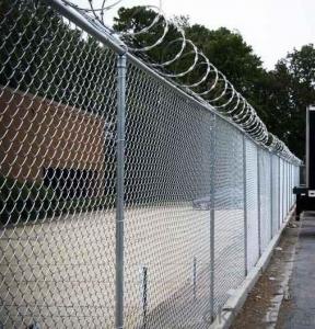PVC Coated Chain Link Fence/Manufacturer/Short Lead Time System 1