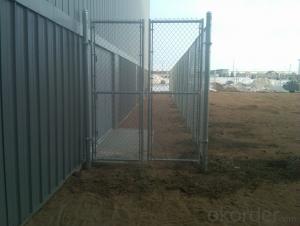 Hot Dipped Galvanized Temporary Construction Chain Link Fence System 1
