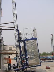 Building Lifting Hoist Single Cage SC200 CE System 1