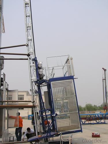 Building Lifting Hoist Single Cage SC200 CE System 1