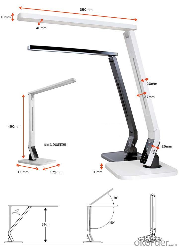 USB Eye Protection Studio/Shop Table Lamp with Auto Closing